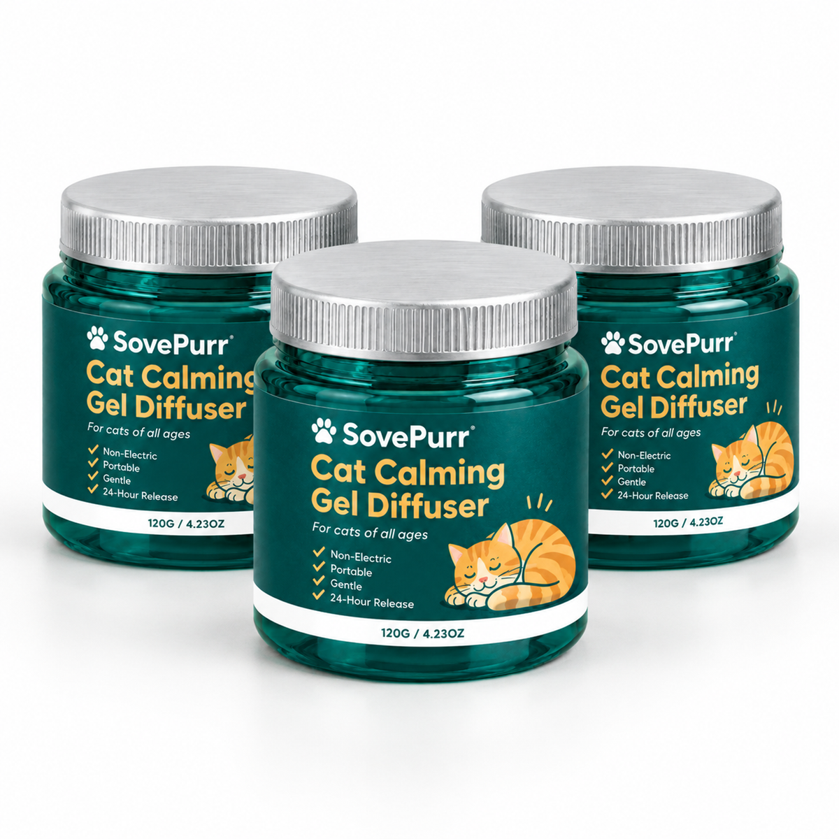 3 SovePurr jars
