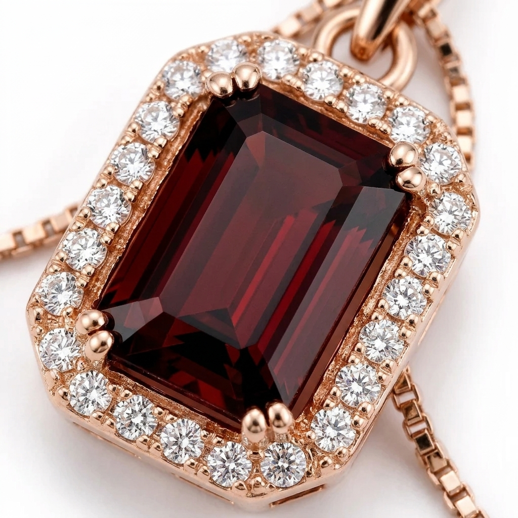 Sove Garnet Necklace