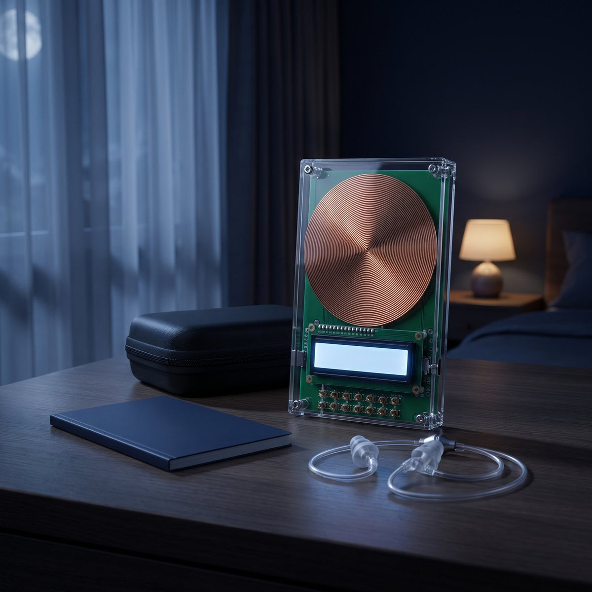 SoveWave Complete Kit on a nightstand