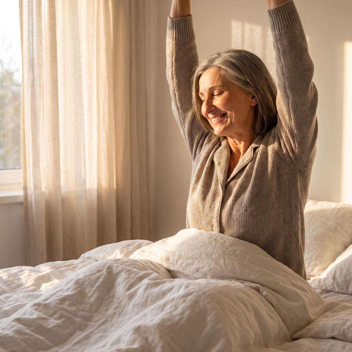 Waking up rested